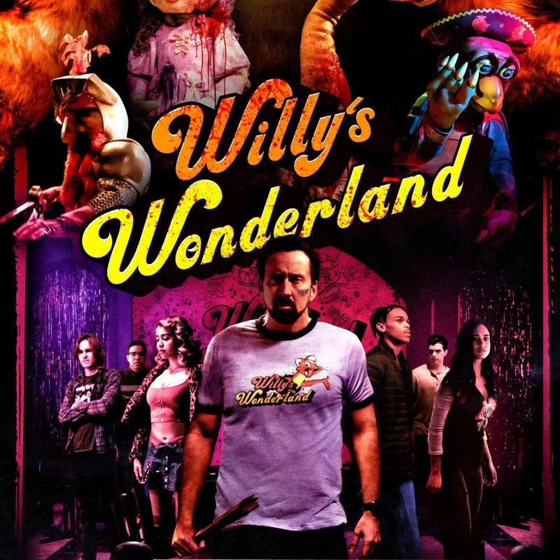 Appetite4Horror's tweet photo. 33rd and 34th #HorrorMovie I've seen...

I enjoyed "Five Nights at Freddy's," but I also enjoyed it the first time when it was called "Willy's Wonderland." 😏

#HorrorMovies #Horrorfam #HorrorCommunity https://t.co/KhW9OwX8Gj