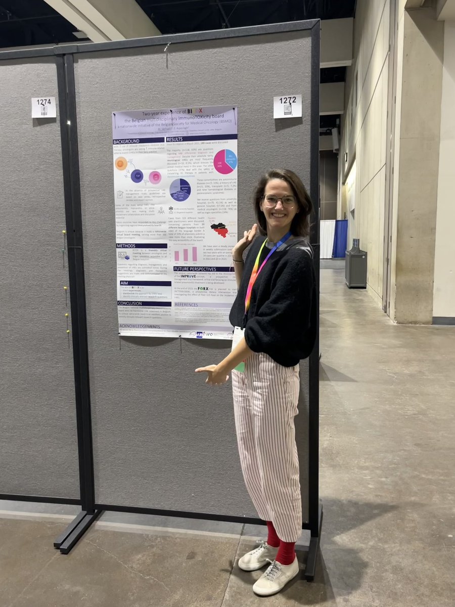 Belgian ImmunoToxicity board (@bitoxbsmo) on Twitter photo <a href="/martheverhaert/">Marthe Verhaert</a> presenting our 2y experience of the #multidisciplinary #bitox meetings at #sitc2023 💪🏻
📈 a steady rise in cases show the accessibility and popularity
🫵 we keep looking for motivated #oncologists and #organ specialists to join
💌 us at bitox@bsmo.be for more ℹ️ <a href="/martheverhaert/">Marthe Verhaert</a> presenting our 2y experience of the #multidisciplinary #bitox meetings at #sitc2023 💪🏻
📈 a steady rise in cases show the accessibility and popularity
🫵 we keep looking for motivated #oncologists and #organ specialists to join
💌 us at bitox@bsmo.be for more ℹ️