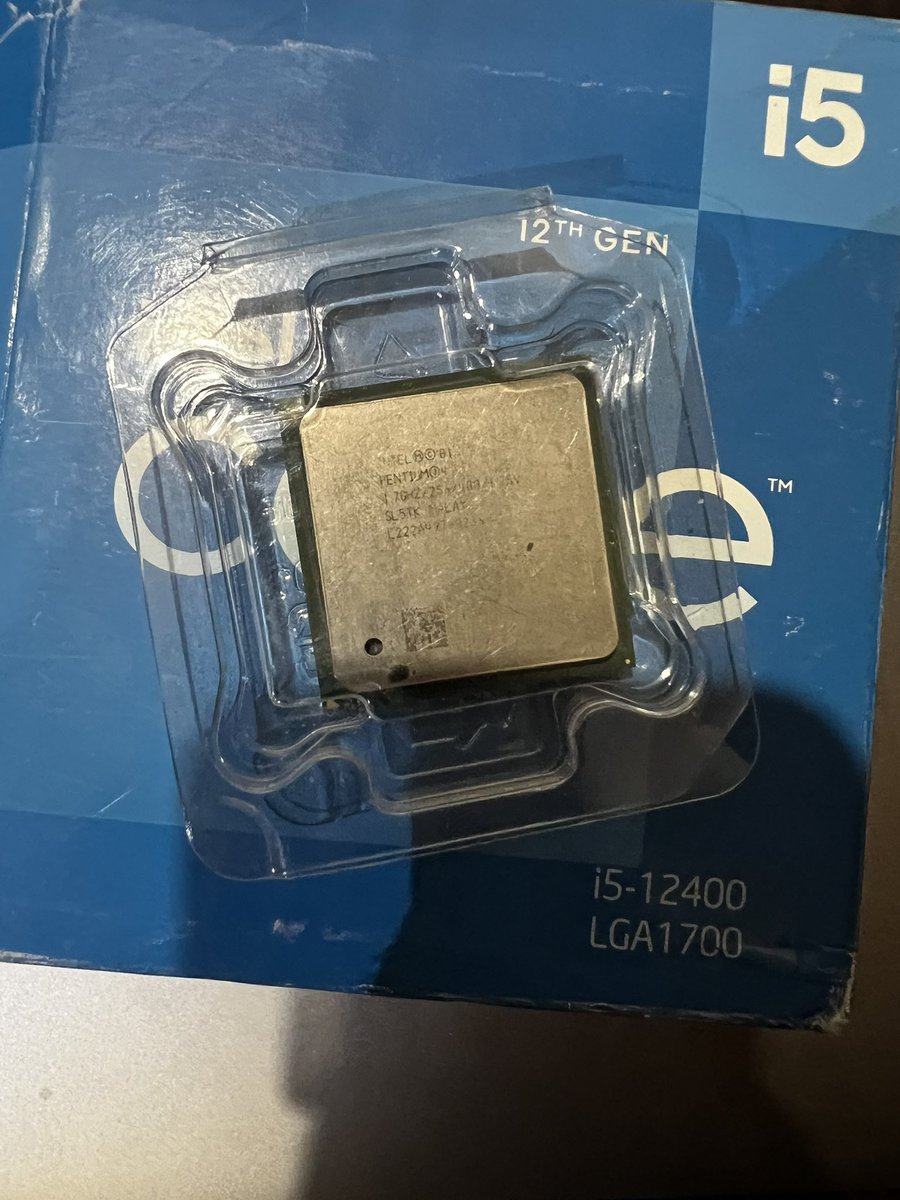 What the eff! Bought a desktop CPU from Amazon (Intel Core i5) and they sent a Pentium 4 inside a Core i5 12th gen box! Didn’t expect this level of fakes on Prime eligible products 😢 
<a href="/amazonIN/">Amazon India</a> <a href="/AmazonHelp/">Amazon Help</a>