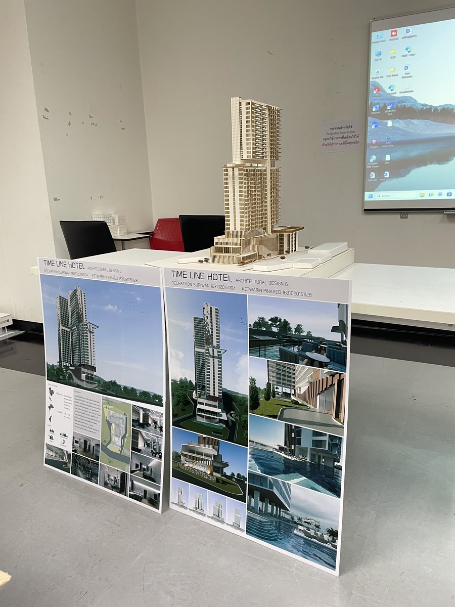 thiti_mac's tweet image. 02 • 11 • 2023
| Hotel Project Design Presentation
| งานออกแบบโรงแรมของนักศึกษาชั้นปีที่ 4 คณะสถาปัตย์ มทร.รัตนโกสินทร์
#designclass #architect #student #RMUTR