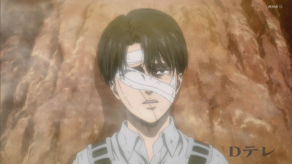 ackerwrld's tweet photo. levi’s first time crying 

#AttackonTitanFinalSeason https://t.co/MueuSkkCKH