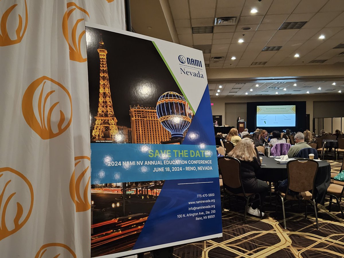 NAMI_Nv's tweet image. Save the date! The 2024 NAMI Nevada Annual Education Conference will be in Reno, NV on June 18th, 2024! 🎉

#justannounced #naminevada #nevadaevents