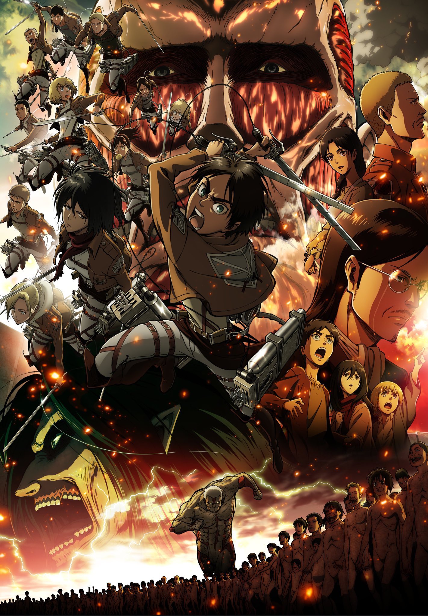 AnimeTV チェーン on X: Attack on Titan anime has officially ended