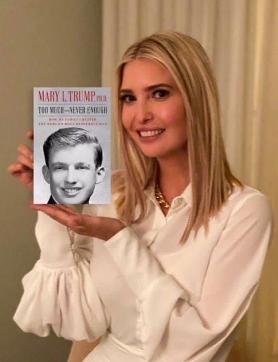 MagicMark9's tweet photo. @IvankaTrump #TrumpCrimeFamilyForPrison
Ivanka’s Trademark Requests Were Fast-Tracked In China After Trump Was Elected
#NepotismBarbie #Grifters #ChildrenOfTheCon
#MoneyLaundering #DeutscheBank #InsuranceFraud #TaxFraud #VoteBlueToStopTheStupid #VoteBlueToSaveDemocracy #BlueWave https://t.co/aJpKNKlumu
