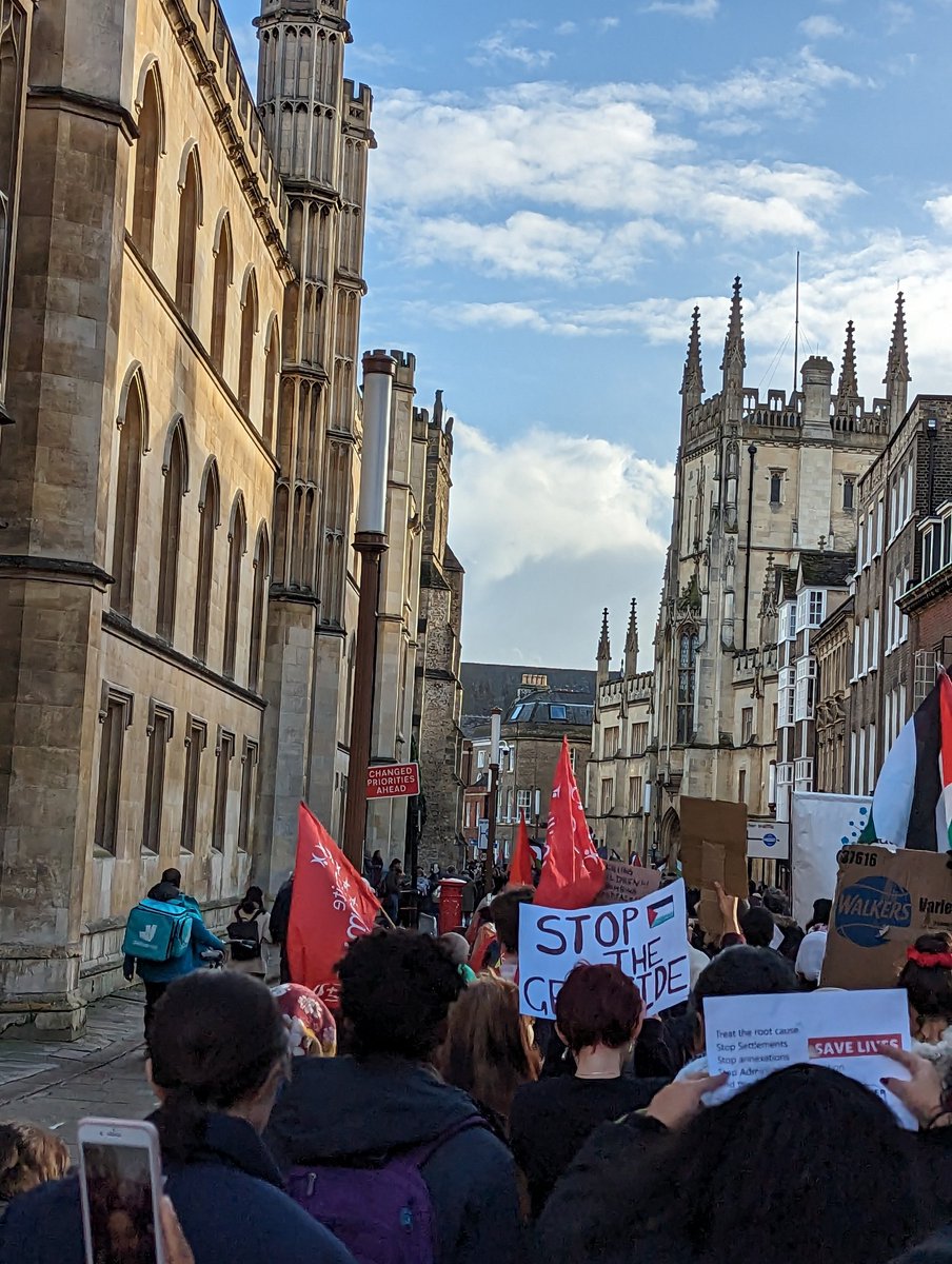 hagbard2's tweet photo. Good to see Unite at the pro Palestine rally in Cambridge. Did hear lots of people chanting shame on Kier Starmer #CeasefireForGazaNOW https://t.co/WPoBNmaWPl