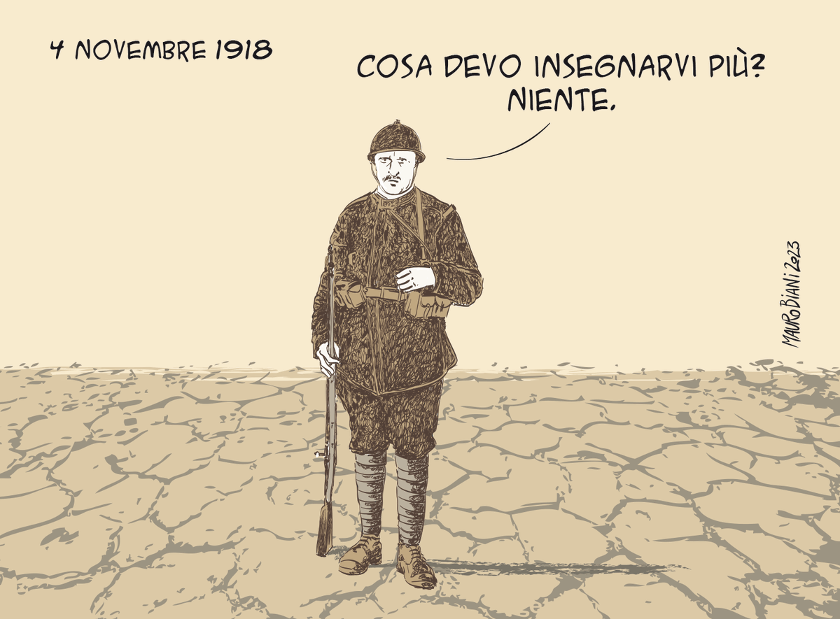maurobiani's tweet photo. #4novembre #guerre
"Le inutili stragi"
Oggi su @repubblica https://t.co/Y0ZyXTqaGC