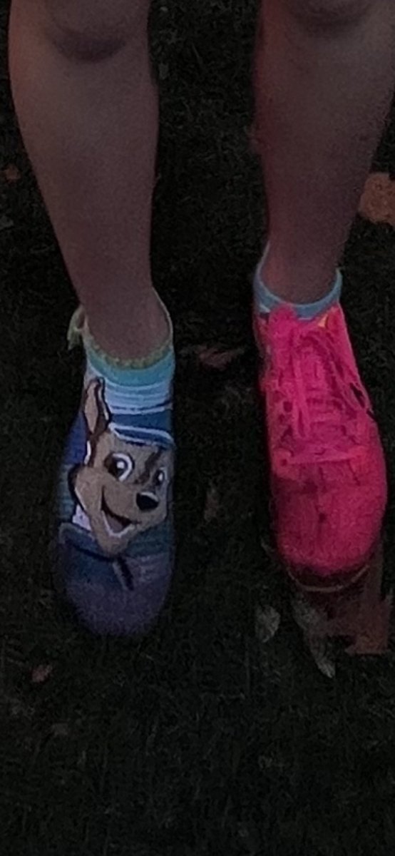 MLovedDesigns's tweet image. The grit and determination award 🥇 goes to our Chipper running today’s race in 1 shoe! Not the race she hoped and envisioned but so darn proud of her perseverance under the circumstances!