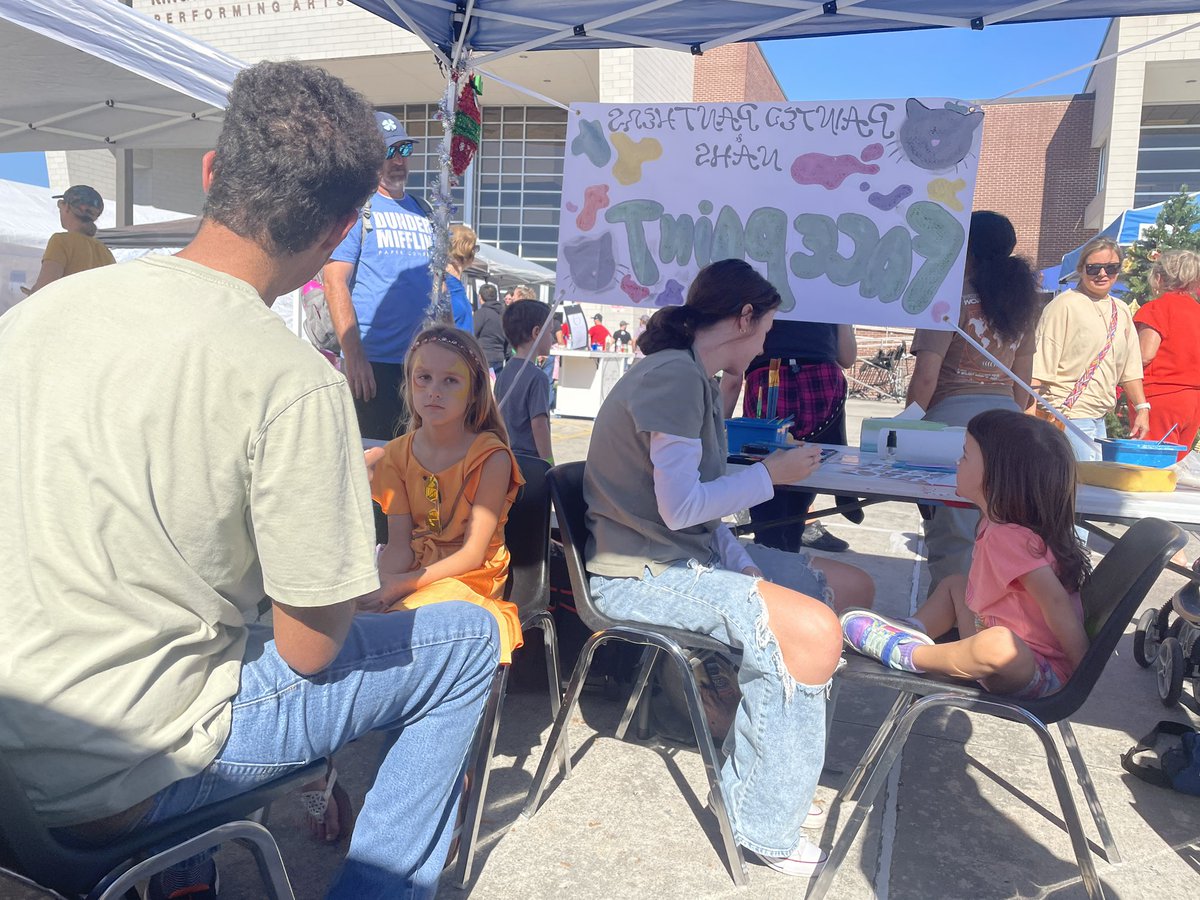 Come by Holiday at the Park and get Face Painted by our talented Art Club and National Art Honor Society Members. 10-2 today at KPark.