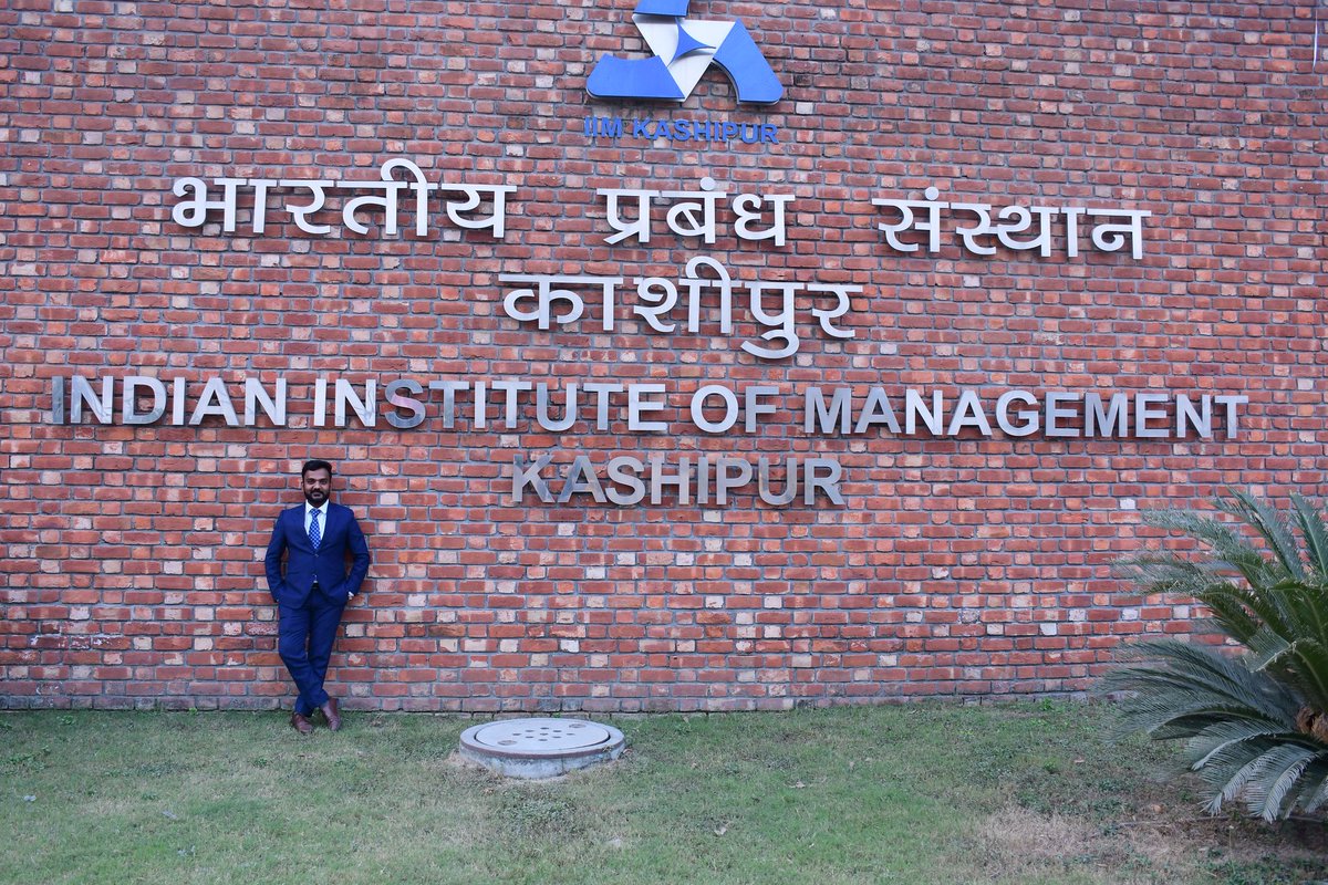 I am delighted to announce the successful completion of my Executive Program in General Management from IIM Kashipur .

This program has been a transformative journey that enriched my knowledge and skills in various aspects of management. 

#IIMKashipur #IIMKashipurAlumni
