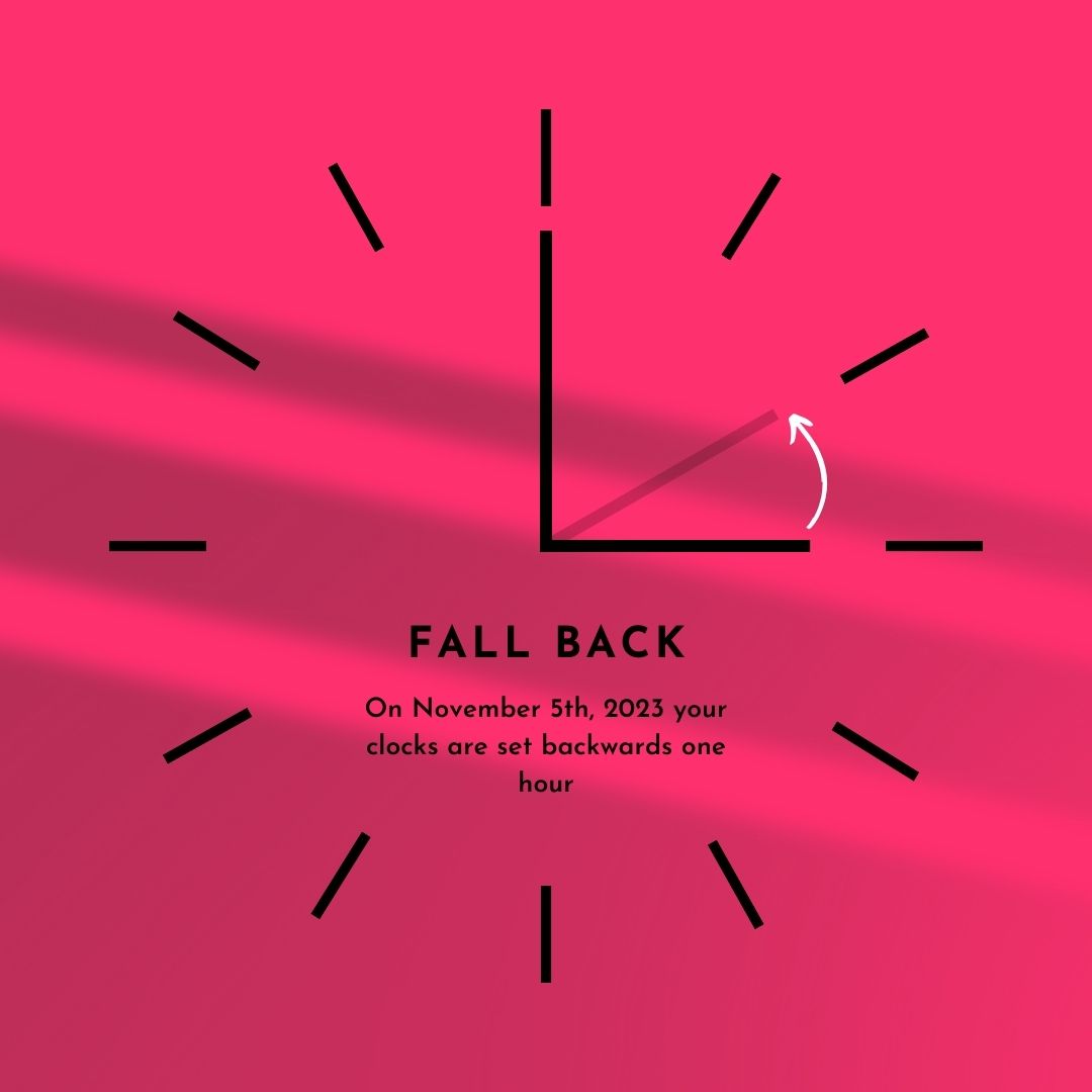 MedAudPro's tweet photo. DON'T FORGET! The clocks go back one hour tomorrow, November 5th, 2023. Set your alarms accordingly! ⏰ #FCOM2023 https://t.co/PLQ84zOy2Z