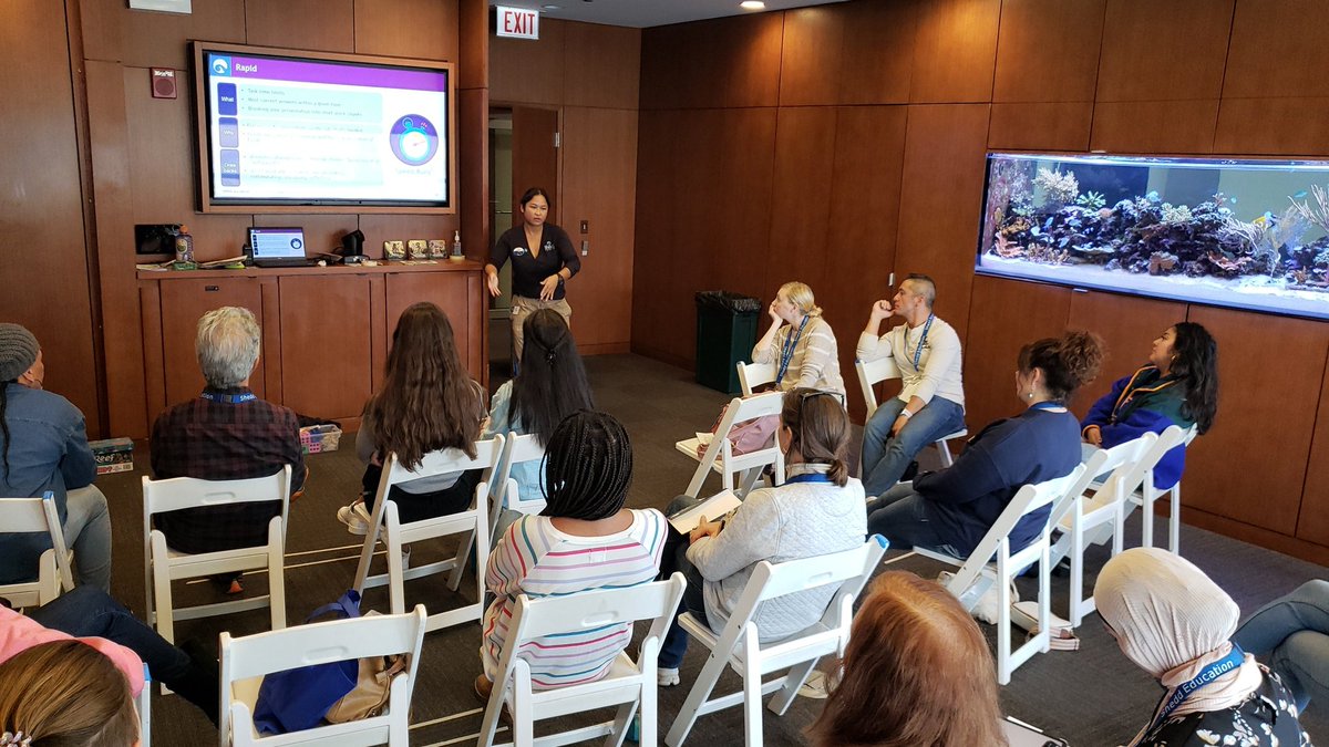SheddLearning's tweet photo. Game based learning and your classroom. Teachers are playing games with Shedd's Moa Arquiza and leveraging the strategies of gamification for their students. You don't always need tech to jazz up your classroom and engage your learners. #SheddLearning https://t.co/UCmiFpKMS3