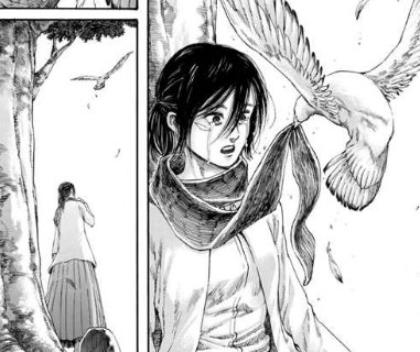 進撃の巨人 すでに出ている考察ですが、 最後にミカサのマフラーを巻い