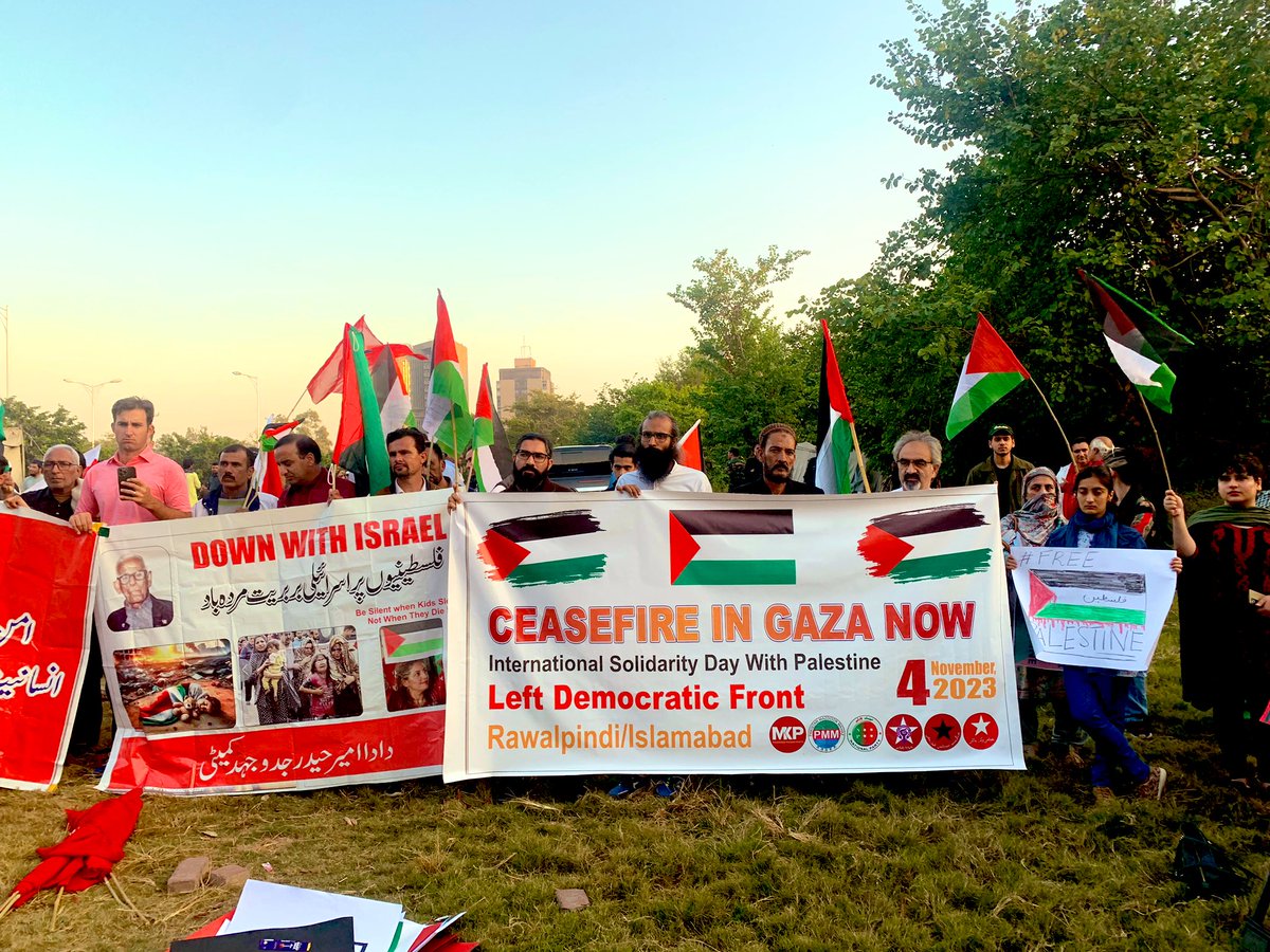 _ldfofficial's tweet photo. Solidarity Protest for #Palestine in front of NPC Islamabad. Thanks to everyone who joined.

#Gaza_Genocide https://t.co/PauBCb0V1w