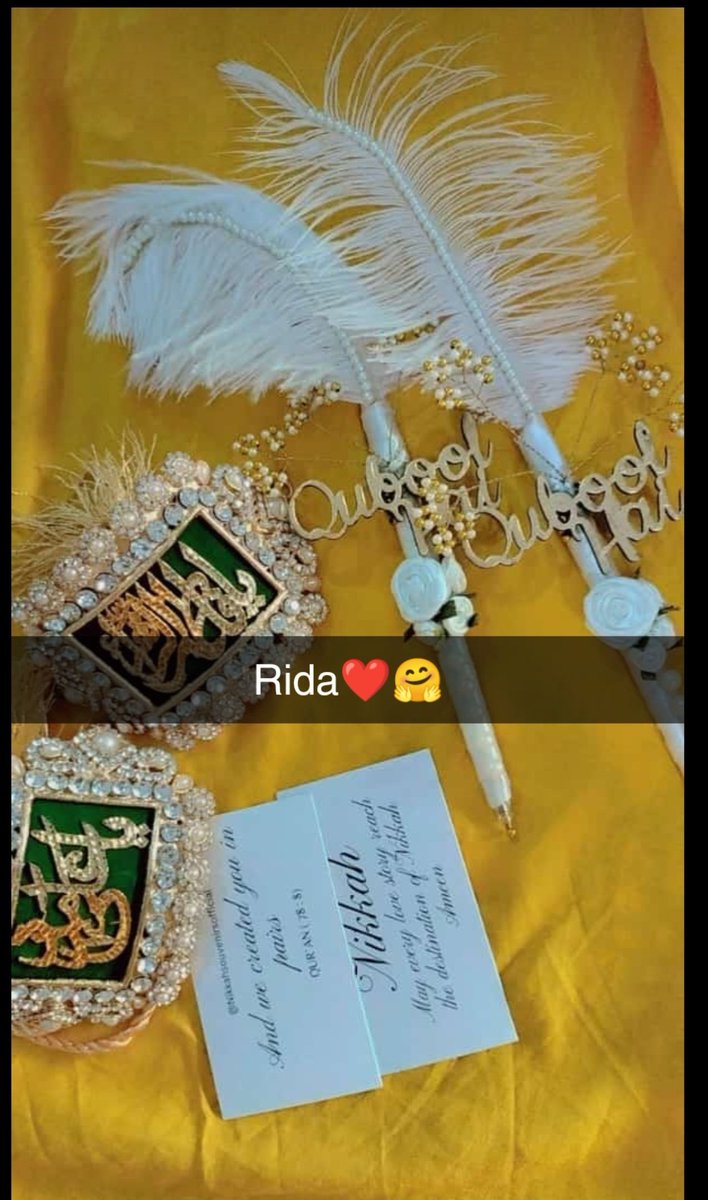 SabaFatimaaaaa's tweet photo. Congratulations Rida i wish you years of happiness ❤🤗
@syeda__scribes 
#Nikahfied https://t.co/HNiub8Vw81