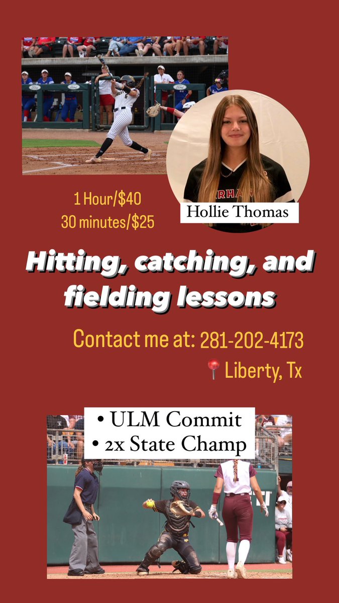 Lessons!!! <a href="/18UTDD/">Texas Dirt Divas National 18u</a>