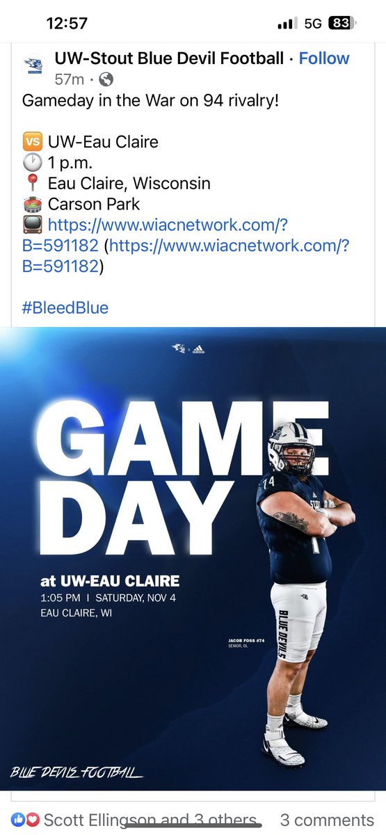 Good luck today Braxton <a href="/BMunnikhuysen/">Braxton Munnikhuysen</a>