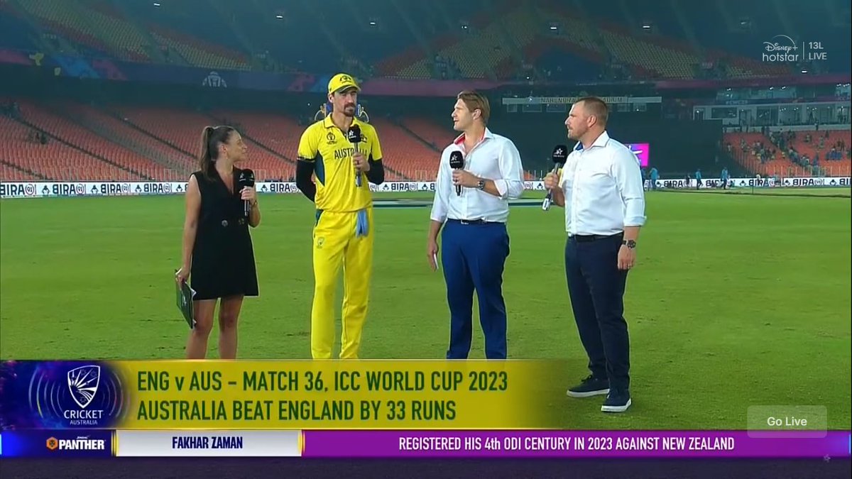 Mitchell Starc said, "we expected England to come out a bit more aggressive, but they can take the moral victory from this".