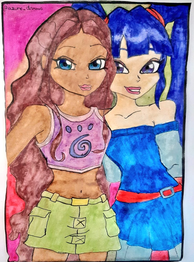 azune_draws's tweet photo. Winx drawing!
#winx #winxclub #drawing #Fanarts #dibujo #Layla #Aisha #Musa https://t.co/gl1SRG9oxh