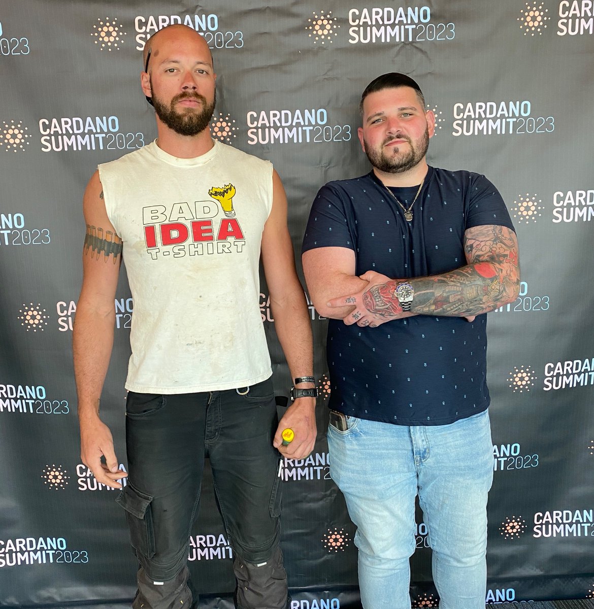 With @JogdPanzAufE100 and Anthony #CardanoSummit2023