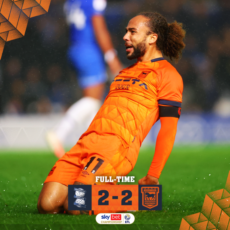 IpswichTown's tweet photo. ⏱ A late surge to pick up a point on the road.

#itfc