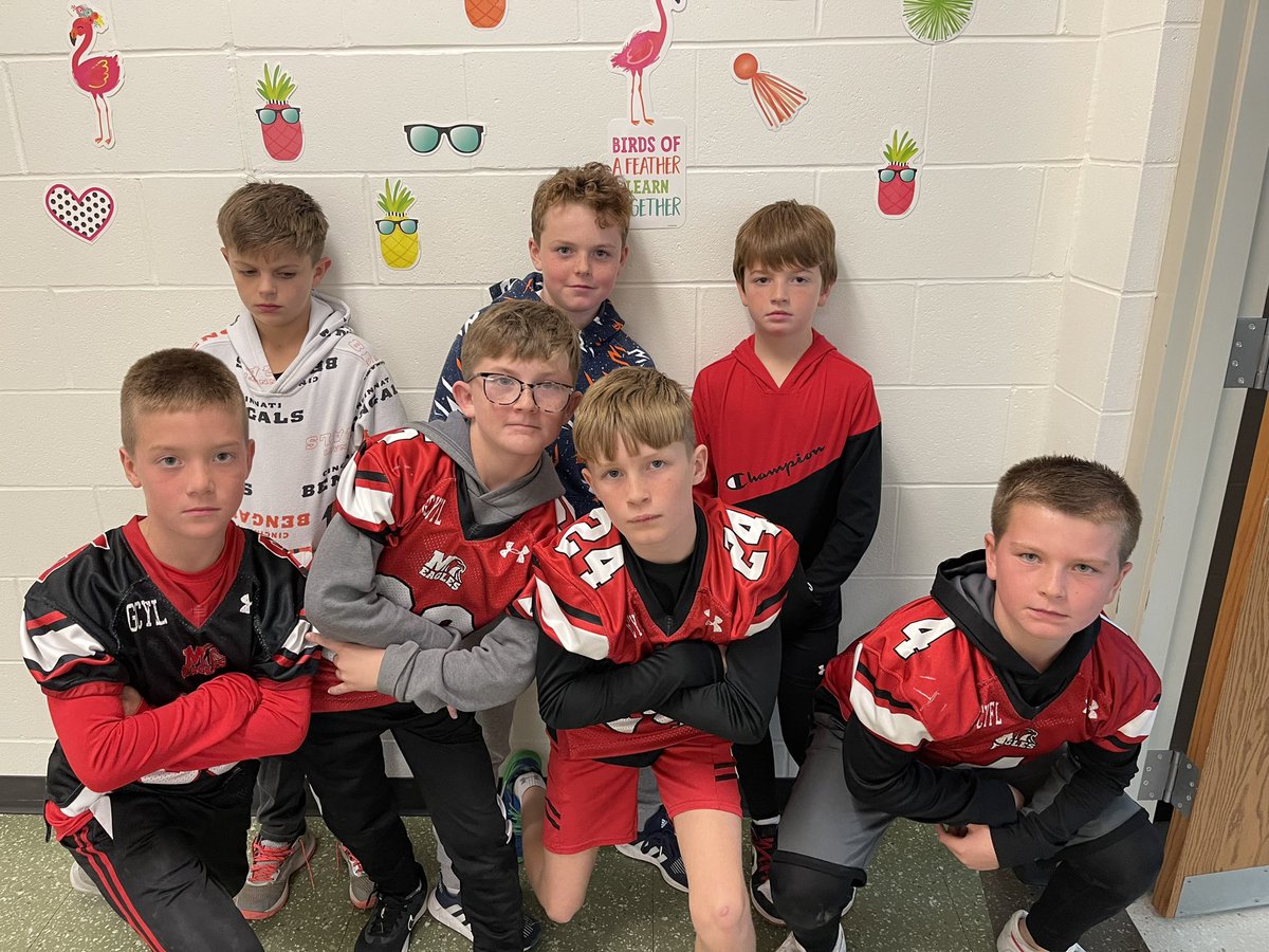 Wishing this tough group of boys the best of luck in the fourth grade Super Bowl tomorrow! We are so proud of you! 🏈❤️ #WeAreMILFORD
