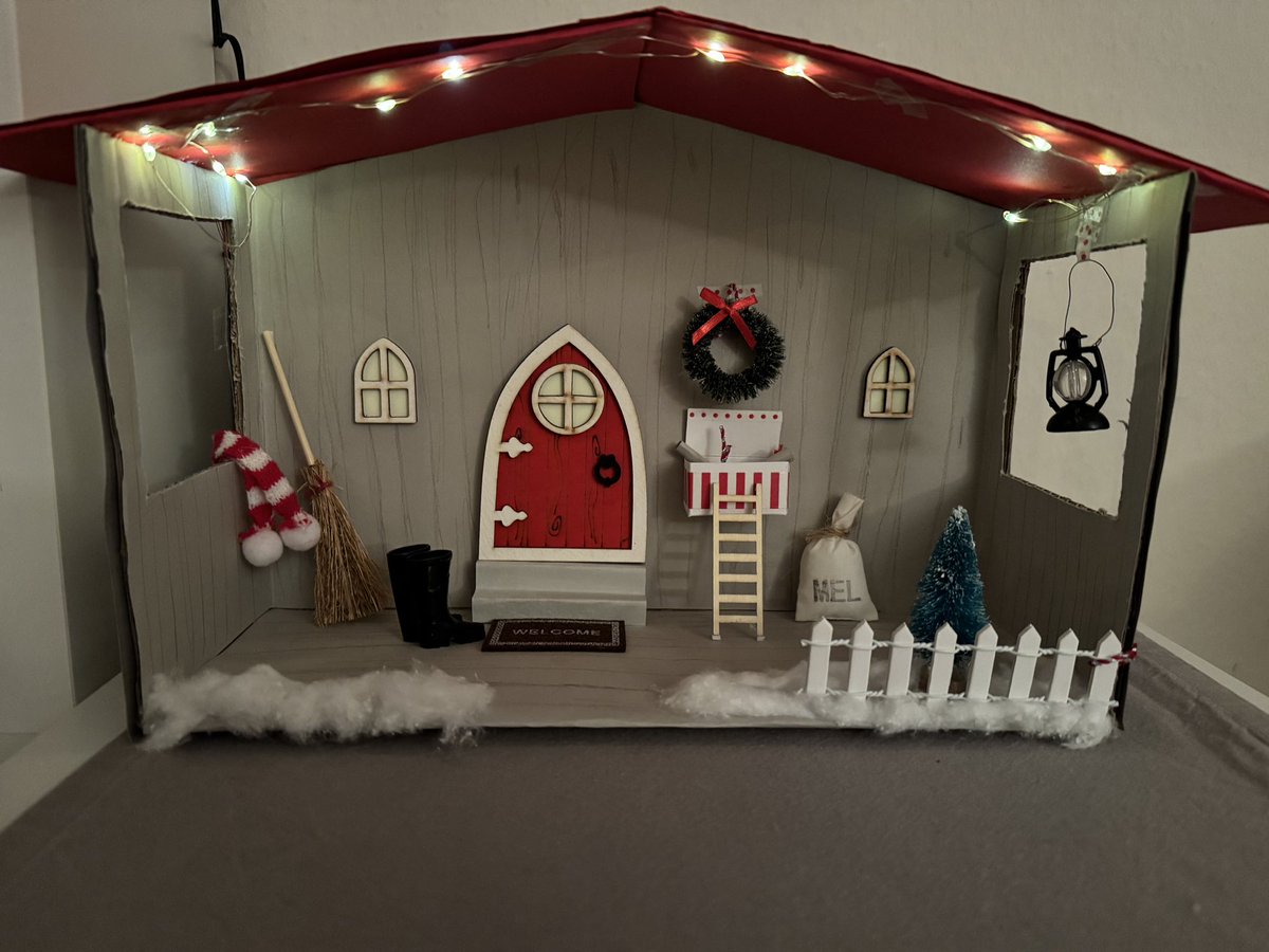 Catweazle74's tweet photo. Es ist November, Weihnachten naht. Heute ist hier ein „Nisse“ eingezogen.
#bastelwahn #esbeginnt https://t.co/hNI4nfIC27