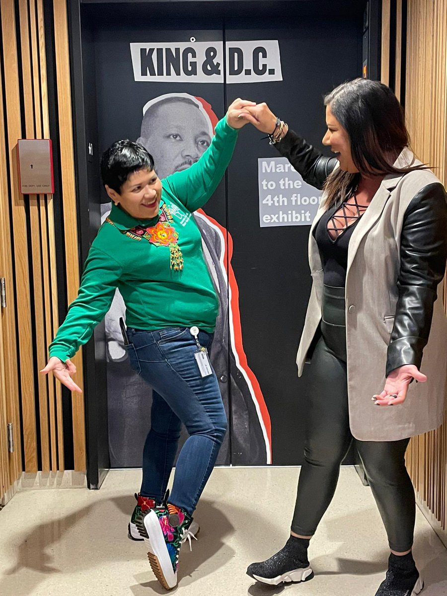 DCMOCA's tweet photo. Joining the fun and entertainment at @DCHBX #DCHealthLink 10 Year anniversary! Thank you to @Audacy @PatriciaDeLima for showing @jackiereyesdc the moves 💃 https://t.co/byKskeIa64