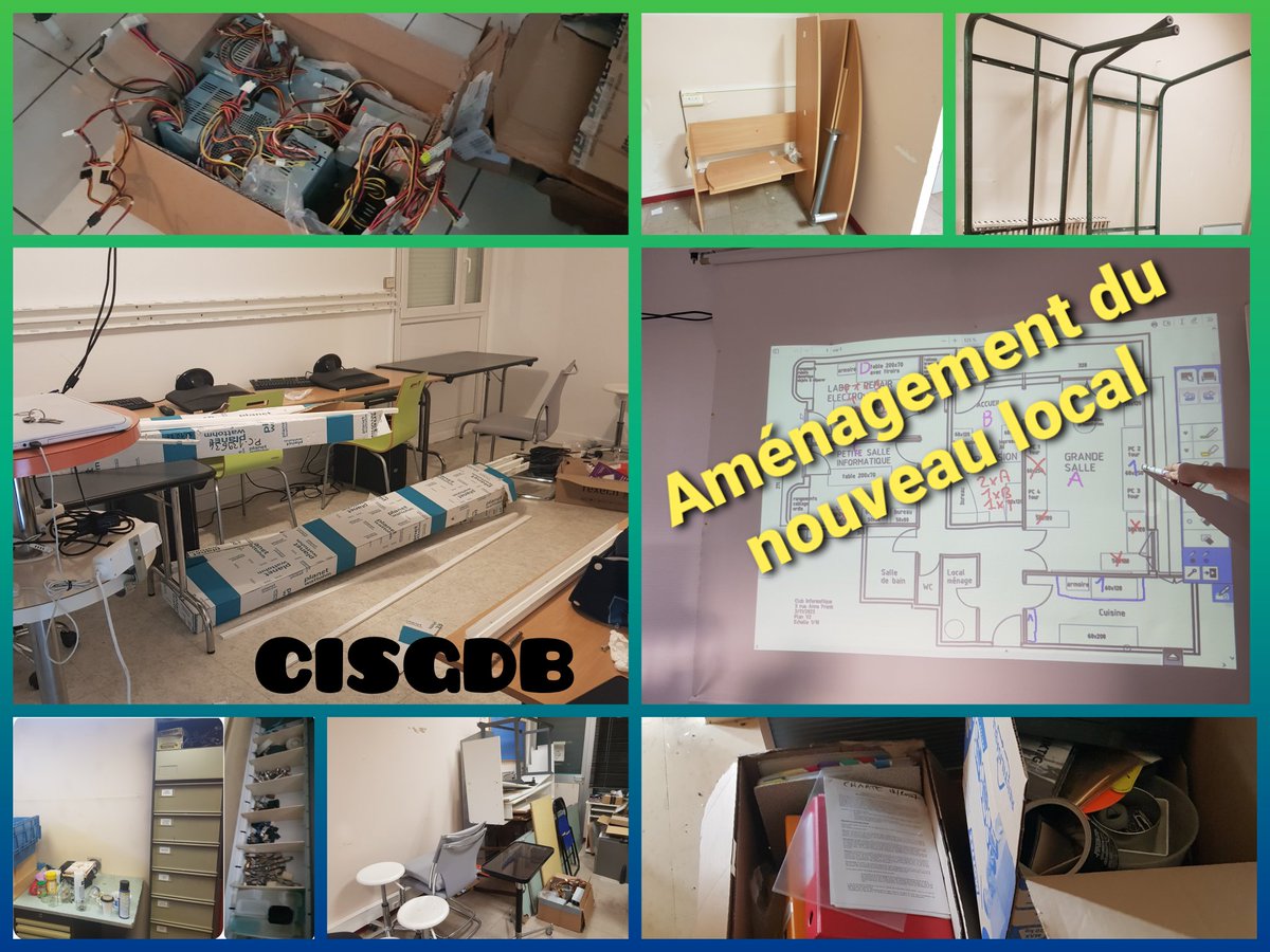 Com_CISGDB's tweet photo. Dernière ligne droite avant le déménagement des meubles ! https://t.co/xTuW6okHum