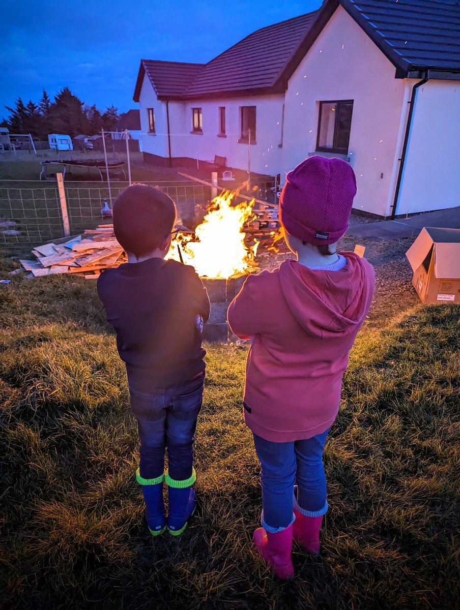 Can't beat a bonfire at home.