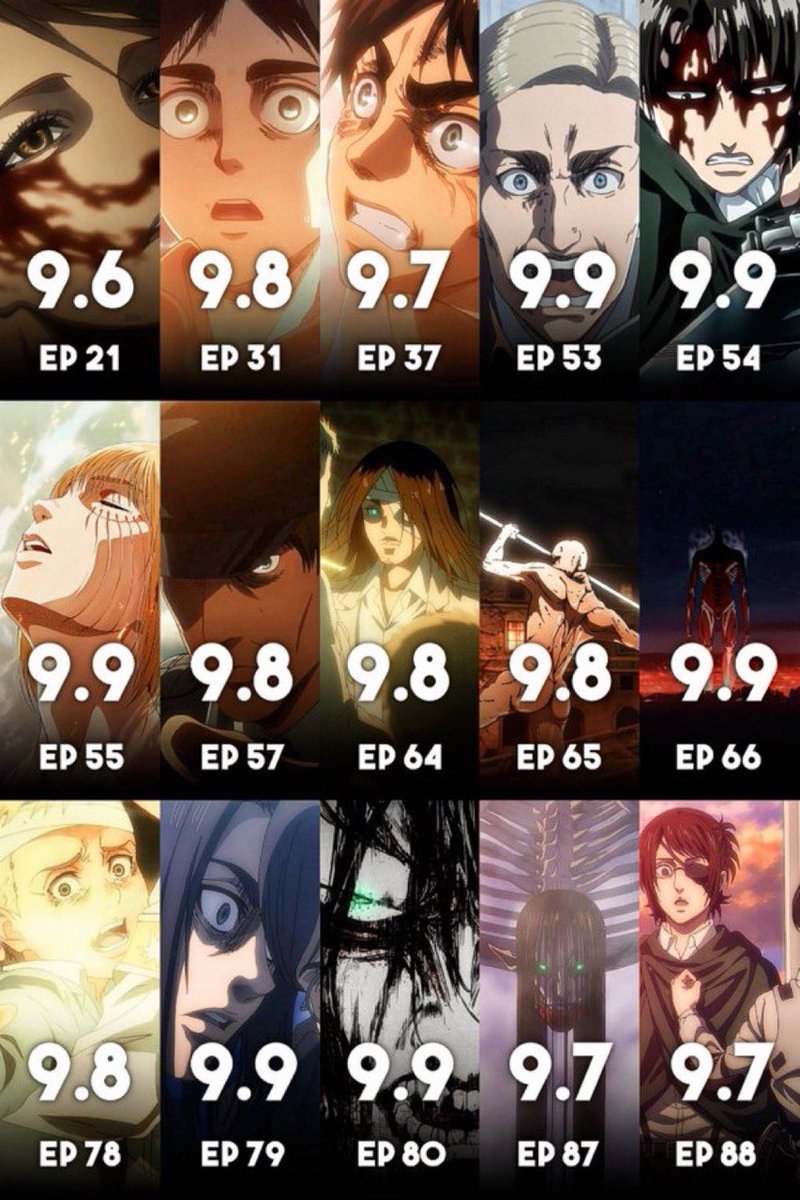 10 سنوات تملؤها المتعة
10 سنوات تملؤها النقاشات
10 سنوات من حبس الأنفاس 
10 سنوات من العظمة 

هجوم العمالقة لن يأتي مثله أبدًا