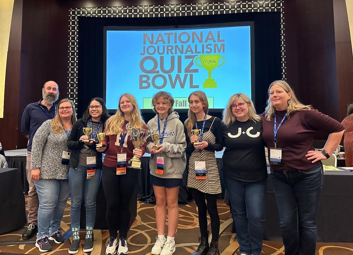 With @duPontManual J&C’s fourth national championship win, duPont Manual High School is the winningest school in National Journalism Quiz Bowl history 🔥 Congratulations!