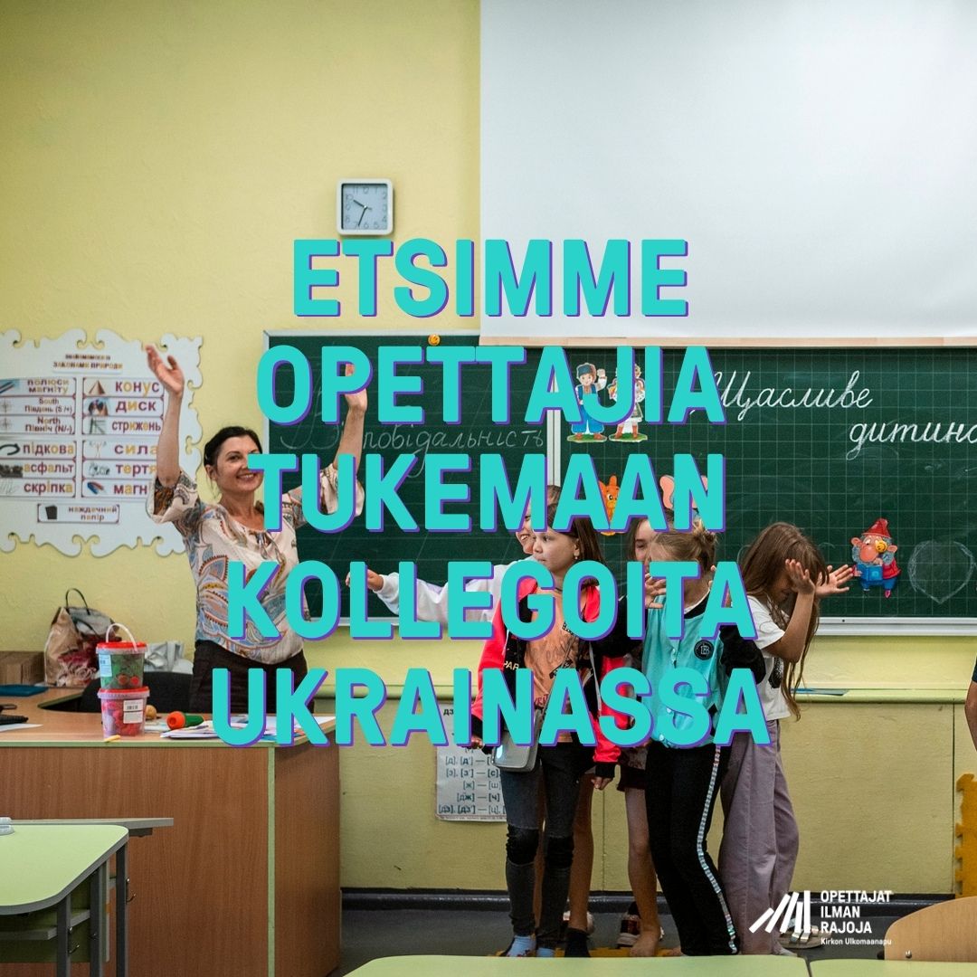 Haemme etäasiantuntijoita tukemaan ukrainalaisia opettajia. Vapaaehtoiset etäasiantuntijat suunnittelevat täydennyskoulutusmateriaaleja mm. rauhankasvatuksesta, inklusiivisesta koulutuksesta ja psykososiaalisesta tuesta.👩‍🏫 

Hae mukaan 12.11. mennessä:  opettajatilmanrajoja.fi/hae-vapaaehtoi…