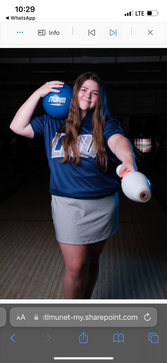 MikeJudy300's tweet photo. Good luck Bailey and the Lincoln Memorial Rail Splitters as they bowl this weekend in the Kat Klash Tournament in Houston Texas!!!!! https://t.co/pI1PUP9xK5