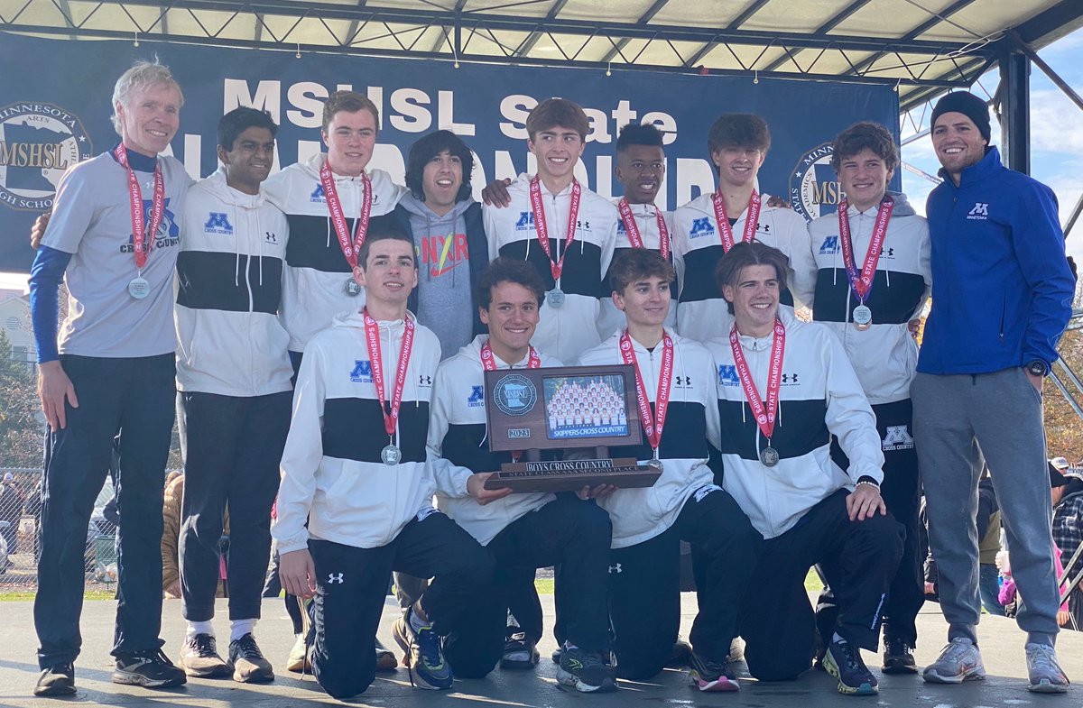Minnetonka High School Skippers (@tonkaskippers) on Twitter photo ⚓️🏃♂️🥈 Congratulations to our Minnetonka Boys Cross Country team <a href="/TonkaMensCC/">Tonka Gentlemen's CC</a> on its 2nd Place finish at the Class AAA State Tournament today #SkippersPride ⚓️🏃♂️🥈 Congratulations to our Minnetonka Boys Cross Country team <a href="/TonkaMensCC/">Tonka Gentlemen's CC</a> on its 2nd Place finish at the Class AAA State Tournament today #SkippersPride