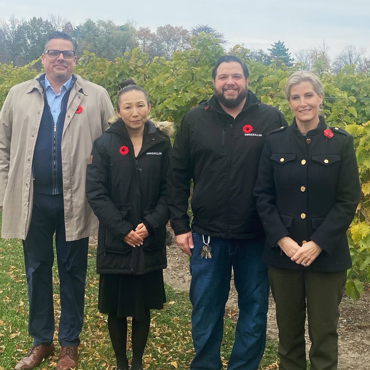 delrollo's tweet image. We were delighted to host Her Royal Highness The Duchess of Edinburgh today at @InniskillinWine. What a great moment. #vqa #icewine #Canada