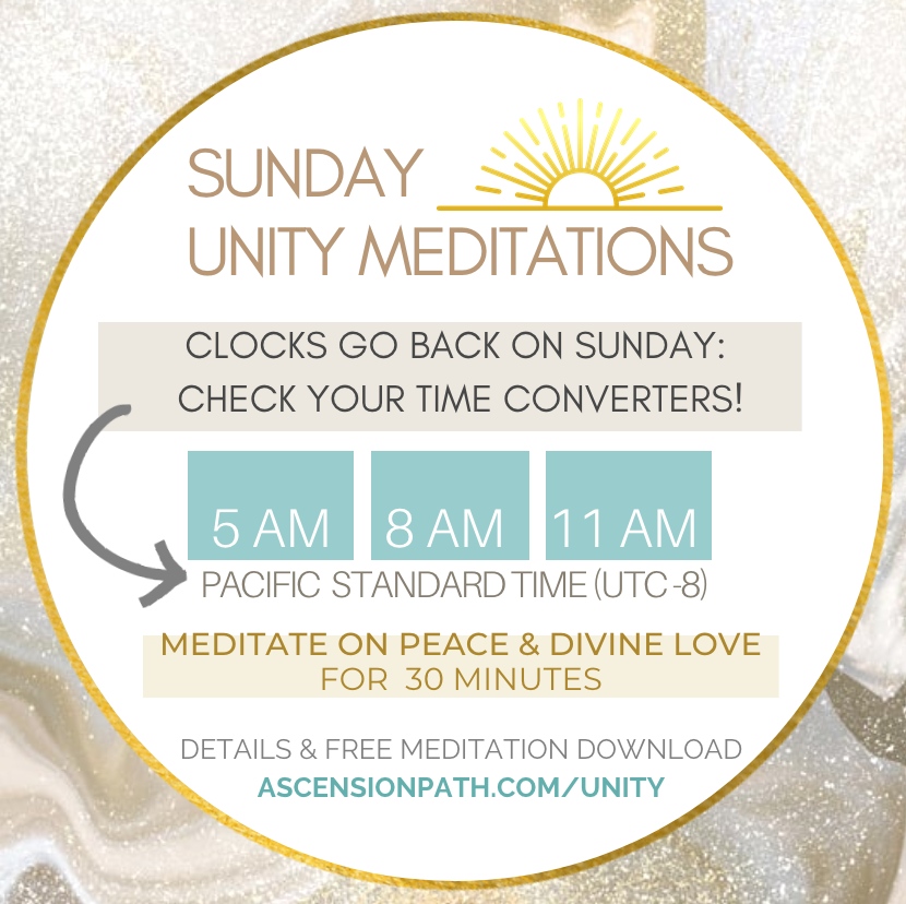 sandra_walter's tweet photo. Clocks go back to standard time in the USA on SUNday morning. Update your time conversion to align with the collective sessions! 
 
Details, free guided meditation and Time Converter at 
https://t.co/1Wx5TMIn6r

Because #Ascension https://t.co/P1JOe1cg5C