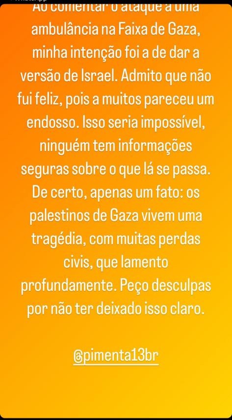GloboNews's tweet photo. O jornalista @JorgePontual publicou no Instagram um esclarecimento sobre comentário feito por ele. #globonews https://t.co/pA9Hh80gj8