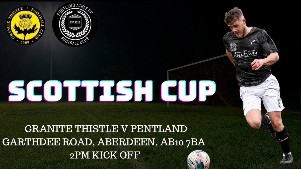 Tomorrow we travel to Aberdeen to play Granite Thistle. 

Or in our case some of us travelled today 😂

Hopefully the boys can get their name in the hat for the next round 🎩⚽️