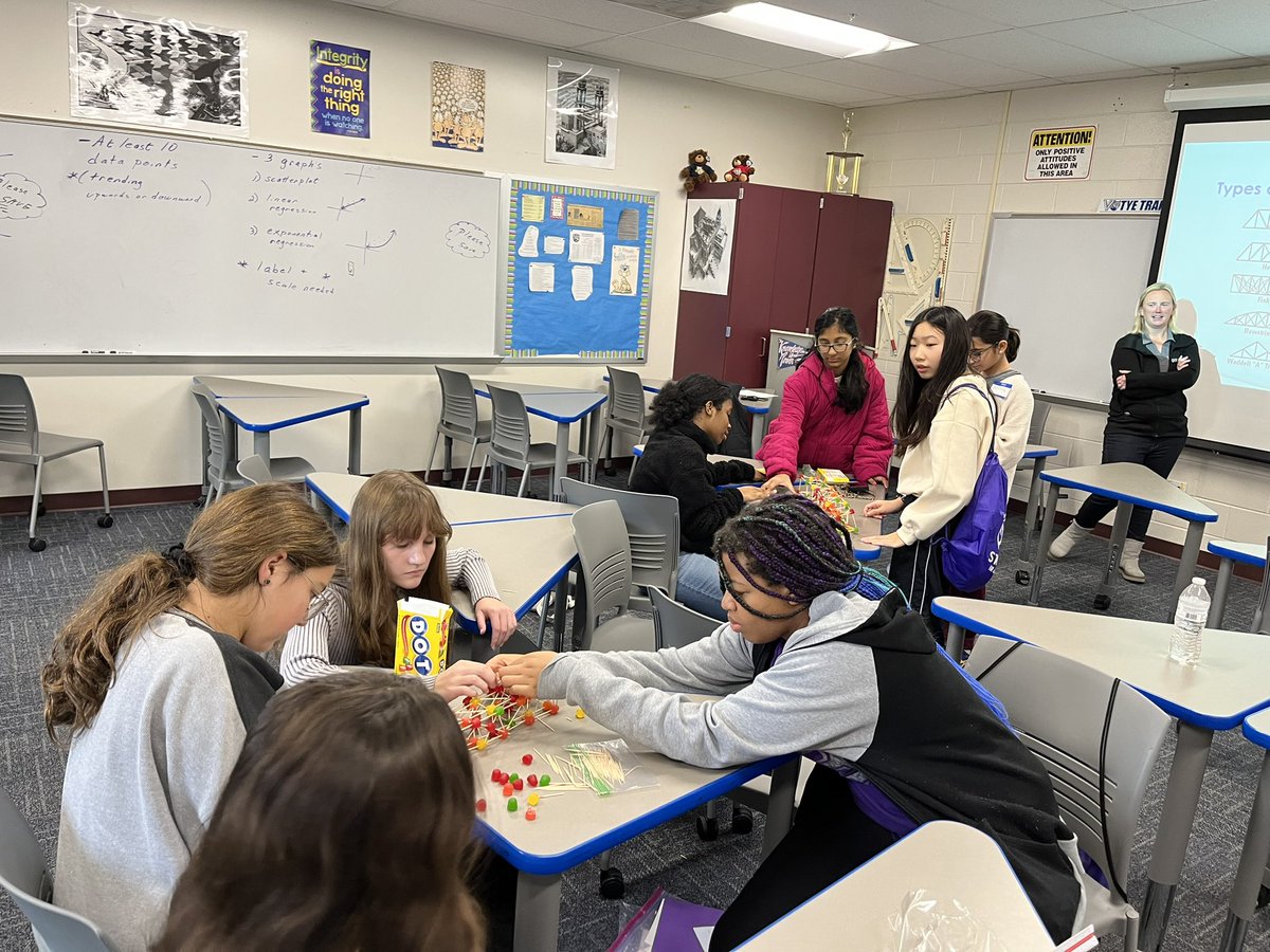 Lots of fun while learning today at #LCSTEMforGirls hosted by #D128Daring at Vernon Hills HS. Thanks to all who participated! #CareerTechEd