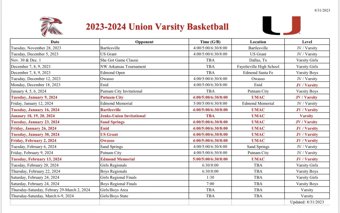 sophomore season approaching ❤️‍🔥 come check us out !! @UnionGirlsBball