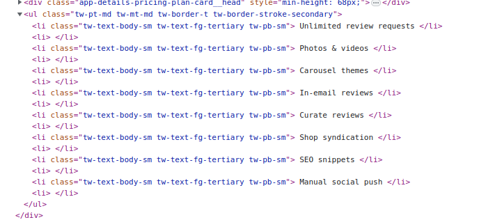 jetmaddox's tweet photo. @ShopifySupport markup on all app pages is broken.
(ex. https://t.co/RbckizwZHM) https://t.co/HoAPXAY6jh