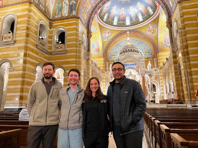 LorelaWeise's tweet photo. Grateful for the faculty that devoted their time and cadaver bodies donated so that I could learn such a complete array of vascular exposures. Not a bid bonus getting to meet this great group of trainees from all over and to see St. Louis. #APEX23 @BAulivolaMD  @LoyolaVascular https://t.co/e3flev9Pwi