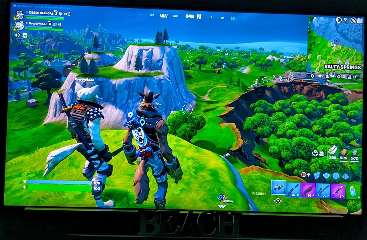 *Looking over the OG Fortnite map with nostalgia.* Me and @SageRetreiver started it off with a 🥇🏆 right off the bat. Let's GO! 😎