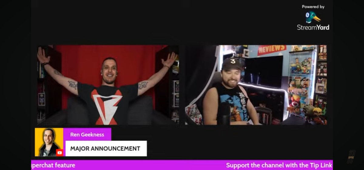 RenGeekness's tweet photo. As announced on today's #ThisWeekInGeek
Myself & @popetheking IN THE SAME ROOM on February 9th 2024!
I assume he only has one chair, so he'll sit on my lap!
Start the countdown 🇺🇲 https://t.co/wQO1QUxzxn