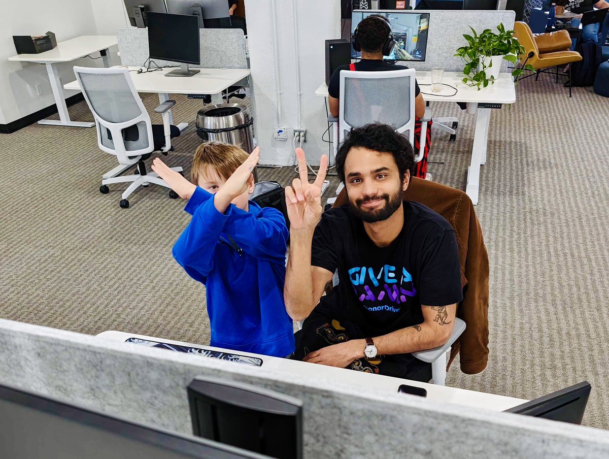 DonorDrive (@donordrive) on Twitter photo Team DonorDrive showing up and supporting local <a href="/CMNHospitals/">Children's Miracle Network Hospitals</a> for <a href="/ExtraLife4Kids/">Extra Life</a> #GameDay2023. Check out our teams, donate, and change kids' health for a better future: bitly.ws/Zsfu Team DonorDrive showing up and supporting local <a href="/CMNHospitals/">Children's Miracle Network Hospitals</a> for <a href="/ExtraLife4Kids/">Extra Life</a> #GameDay2023. Check out our teams, donate, and change kids' health for a better future: bitly.ws/Zsfu