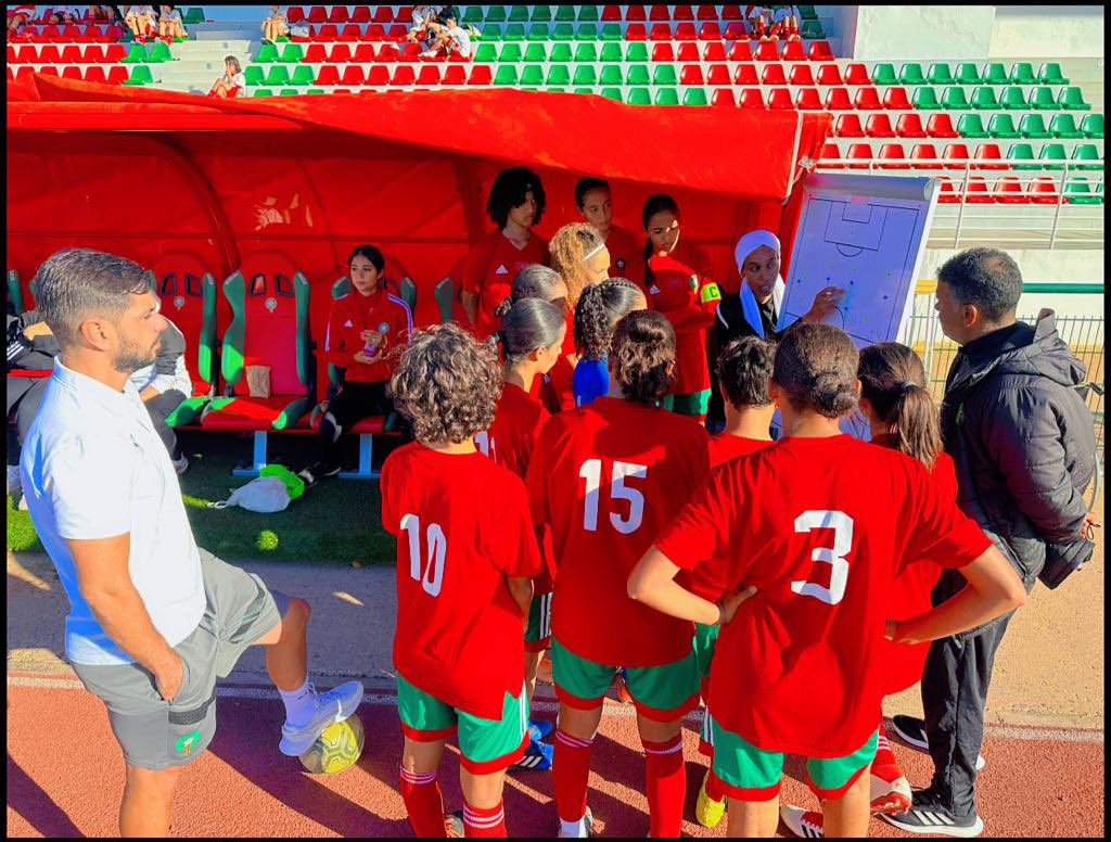 JRoubault's tweet photo. Centre fédéral Saidia 🇲🇦 
Match U17 F avec la réception de l’USMO Oujda https://t.co/xdcpz86JRK