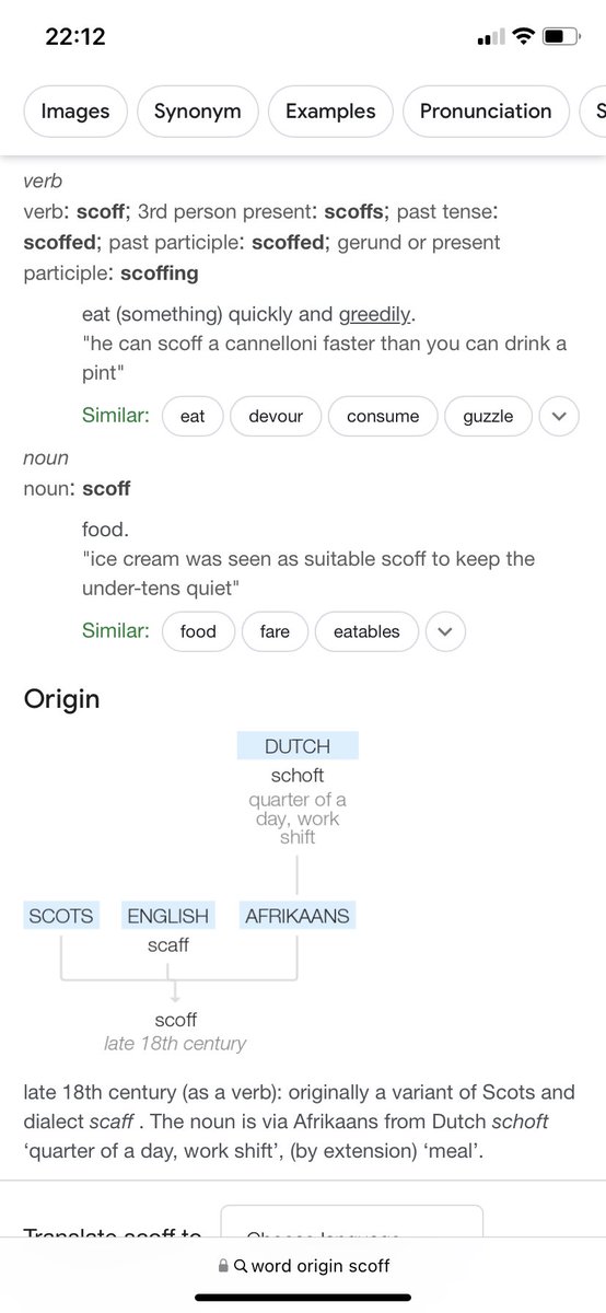 The verb “to scoff” does not come from Auguste Escoffier <a href="/MasterChefUK/">MasterChef UK 🍴</a> <a href="/GreggAWallace/">Gregg Wallace</a> <a href="/FacesOfGregg/">Gregg Wallace Faces</a>