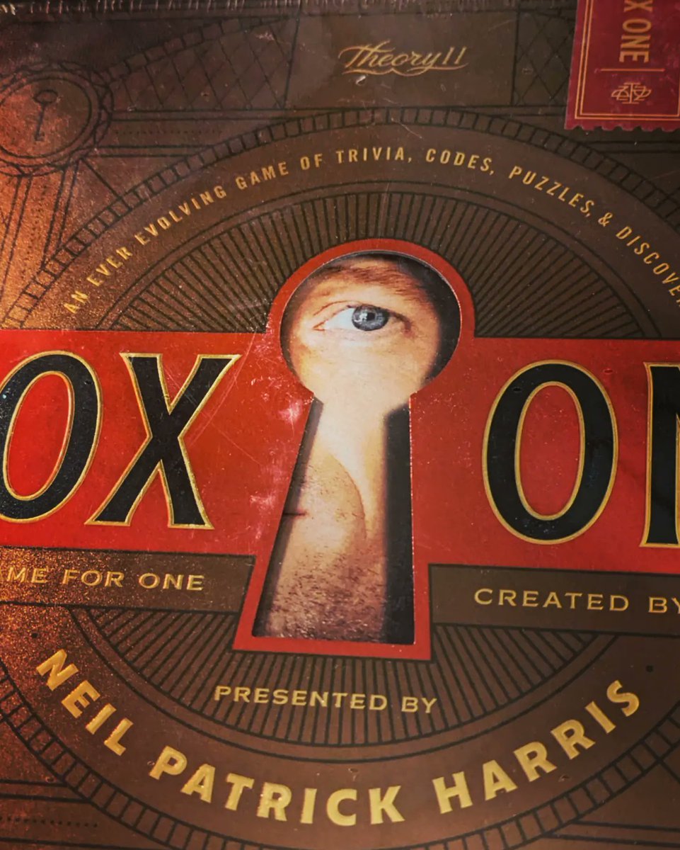 cybette's tweet photo. Late to the game (it was released in 2020) but managed to avoid spoilers, and solved it. Definitely a fun challenge with interesting requirements and twists. Thanks @ActuallyNPH and @theory11 for an entertaining time! #neilpatrickharris #theory11 #boxone https://t.co/yuTCirZ5nT