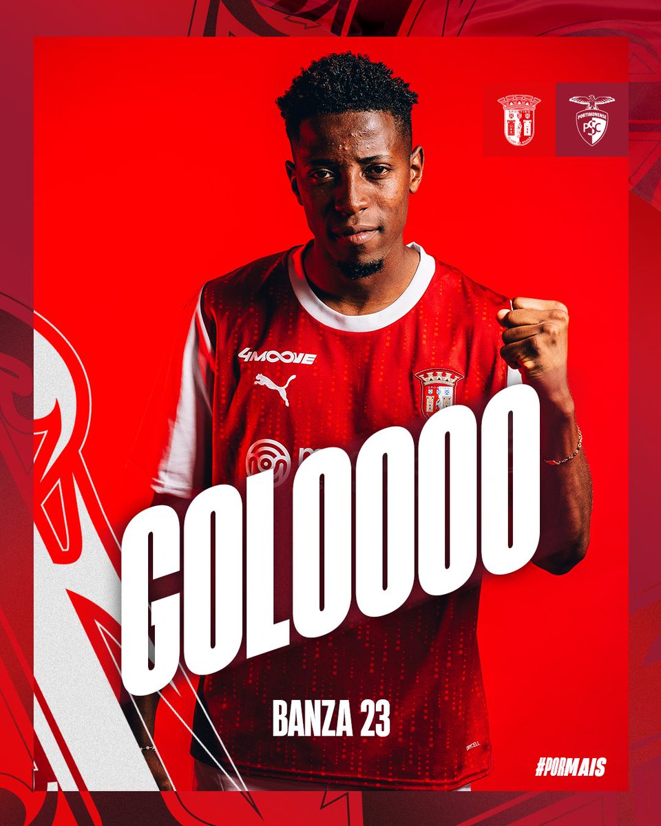 SCBragaOficial's tweet photo. ⚽ | GOOOOOLO - GOAL
90’ Não há dois… sem TRÊS! 🥵 Temos HAT-TRICK de BANZA! ✨
#LigaPortugalBetclic | #SCBPSC | 6-1 | #PorMais https://t.co/eZcmD0hjmH