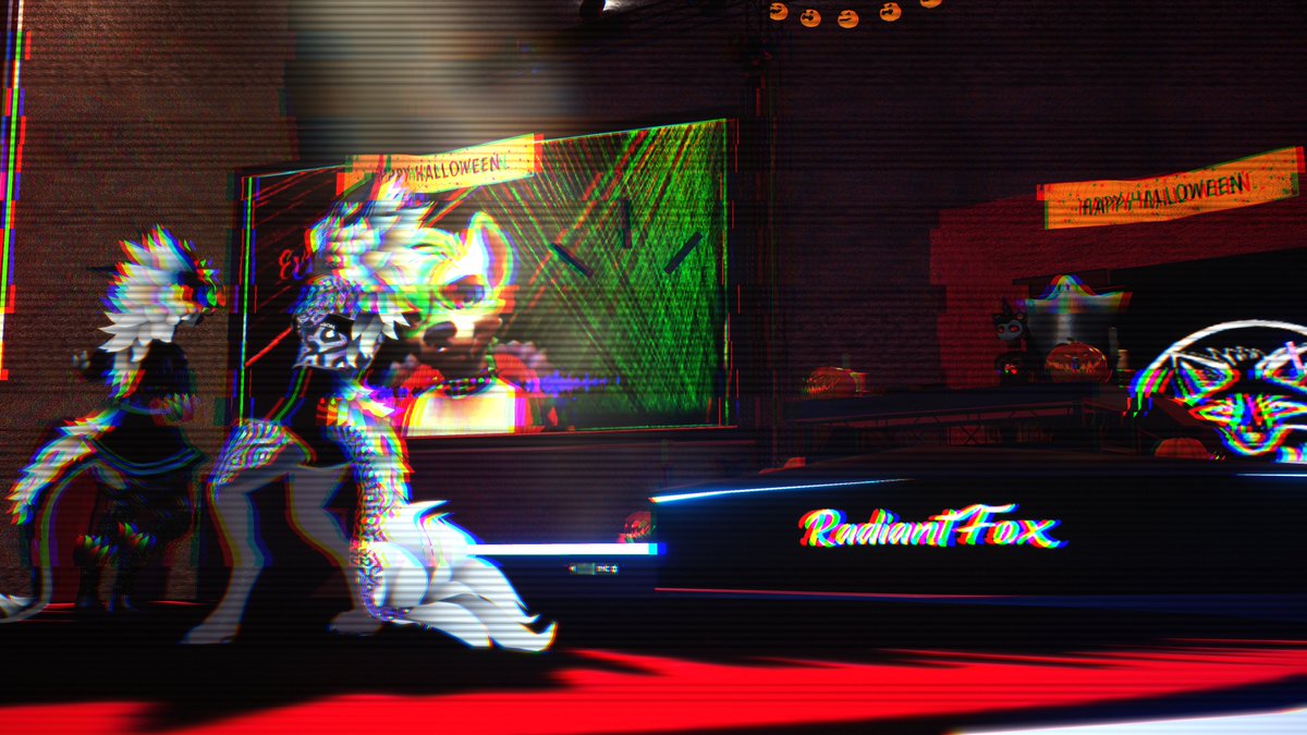 RadiantFoxClub's tweet photo. Last weekend we had a Hell of a Halloween Party with #FOXNIGHT Freight Fest!
We want to thank all our furs for joining us in waking the dead - with special thanks to those bringing the noise!
Go check 'em out!
@leon13522gaming
@ScasticRacks
@Whitty_Cat
@DravenVrc
@EvaAberra https://t.co/tJg5KlEq7V